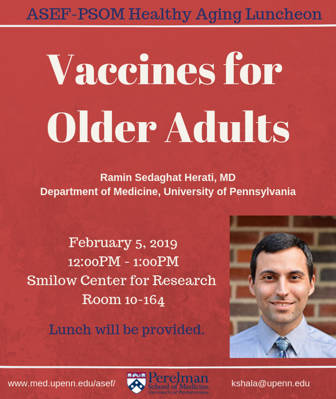 Vaccines for Older Adults lecture